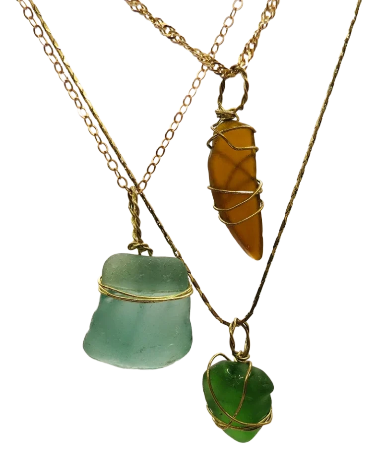 beachglass-pendants